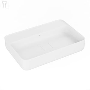 CUBA DECA APOIO RETANGULAR L.13060.M.17 BRANCO COM MESA 60CM