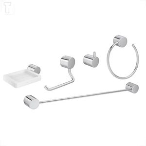 KIT ACESSORIOS DECA FLEX 5 PECAS CROMADO 2000.C.FLX