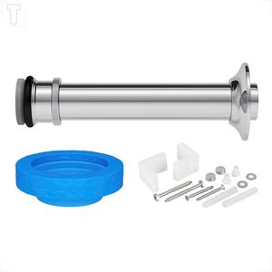 KIT FIXACAO P/BACIA CONVENCIONAL LATERAL CROMADO DECA 1201.C.KIT.P