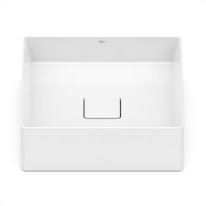 CUBA ROCA APOIO TERRA QUADRADA 35X35 SEM MESA T4 BRANCO A32787V000