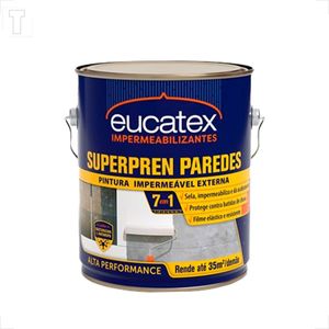 TINTA IMPERMEAVEL SUPERPREN EUCATEX PAREDE EXTERNA 3600ML BRANCO