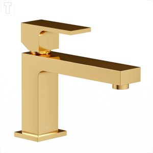 MISTURADOR MONOCOMANDO PARA BANHEIRO MESA DECA UNIC BICA BAIXA 2875.GL90 GOLD