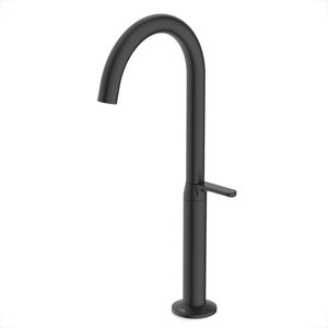 TORNEIRA CELITE LAVATORIO MESA BICA ALTA DESIGN PRETO MATTE B5023CGR00