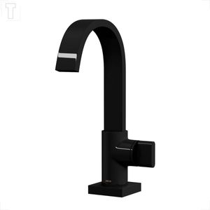 TORNEIRA PARA BANHEIRO MESA DECA POLO 1198.BL33.NO BLACK NOIR