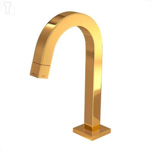 TORNEIRA PARA BANHEIRO MESA DECA TUBE 1197.GL.TUB BICA BAIXA GOLD