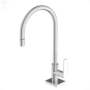 TORNEIRA PARA COZINHA MESA DECA JUST 1167.C27 BICA MOVEL CROMADO