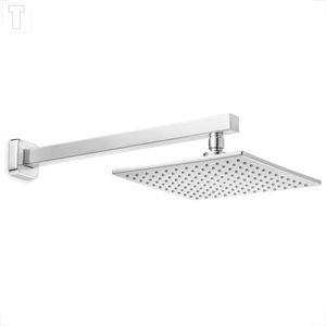 CHUVEIRO CELITE C/TUBO PAREDE QUADRADO 220MM ELITE CROMADO B5008C8CRB