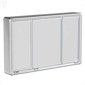 ARMARIO BANHEIRO ASTRA ALUMINIO SOBREPOR 73X11,3X45 LBP14