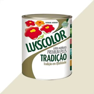 TINTA LATEX LUKSCOLOR TRADICAO ACRILICO FOSCO 900ML ALGODAO EGIPCIO