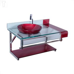 GABINETE ASTRA VIDRO CHOPIN ELEGANCE 90X56 VERMELHO GP/CES SEM SIFAO