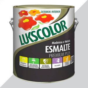 TINTA ESMALTE LUKSCOLOR ALTO BRILHO 3600ML ALUMINIO