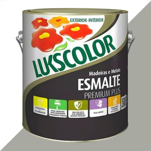 TINTA ESMALTE LUKSCOLOR ALTO BRILHO 3600ML PLATINA