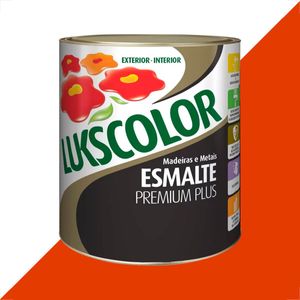 TINTA ESMALTE LUKSCOLOR ALTO BRILHO 900ML LARANJA
