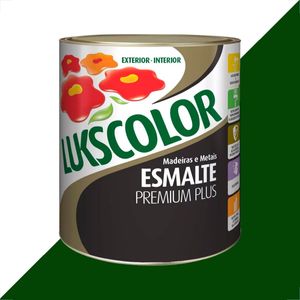 TINTA ESMALTE LUKSCOLOR ALTO BRILHO 900ML VERDE FOLHA