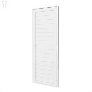 PORTA BRASIL ALUMINIO BRANCO PREMIUM LAMBRI 215X104X3,7 ESQUERDA - 11492