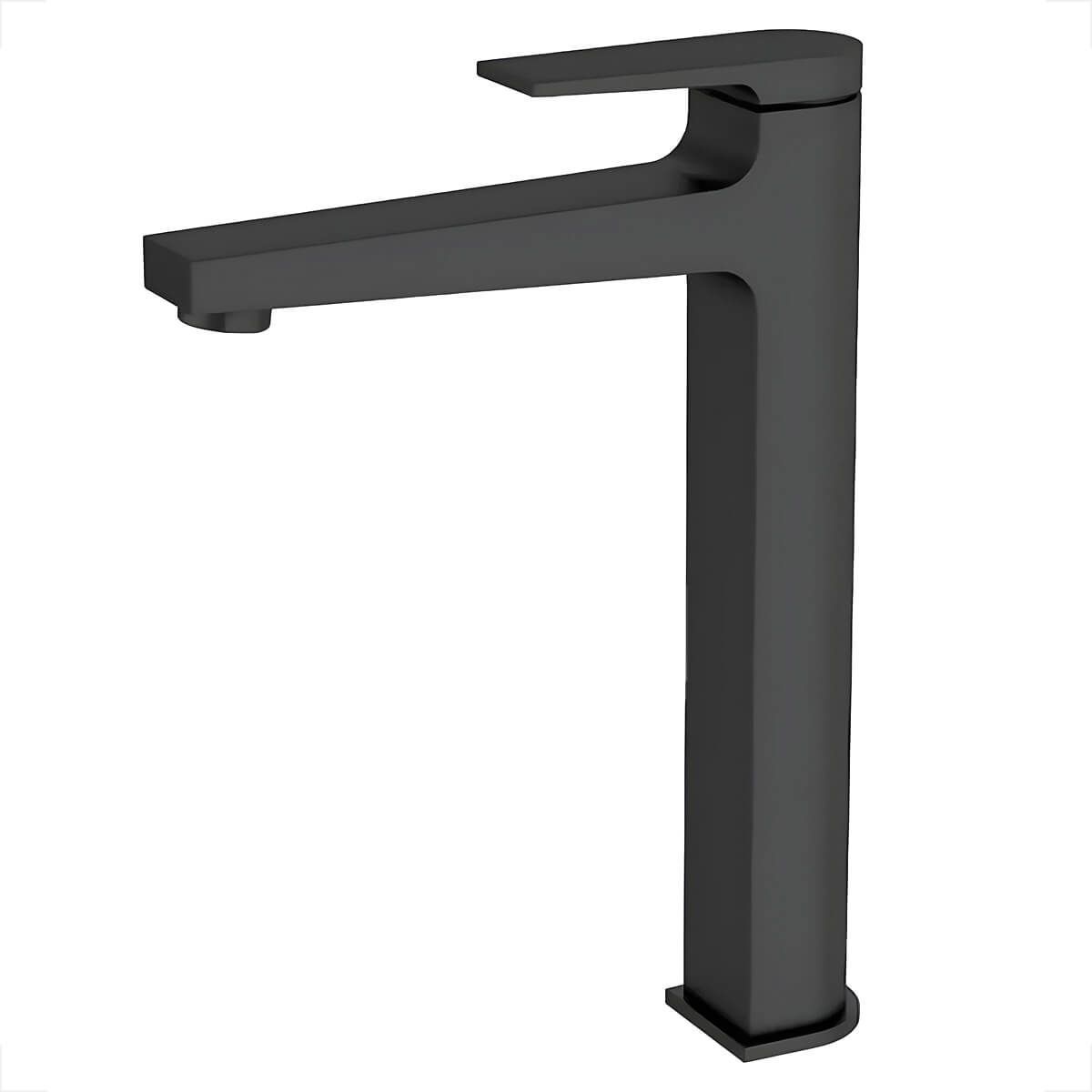 MISTURADOR MONOCOMANDO LEXXA LAVATORIO MESA BICA ALTA BLACK MATE
