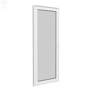PORTA BRASIL ALUMINIO BRANCO PREMIUM VIDRO INTEIRO TEMPERADO D 215X84X3,7 - 15507