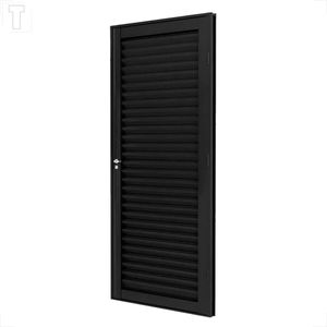 PORTA BRASIL ALUMINIO PRETO PREMIUM LAMINADA E 215X84X3,7 - 14489