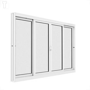 VITRO BRASIL ACO BRANCO CORRER INOVE 100X120X12 4F SEM GRADE VIDRO MINI BOREAL 2810
