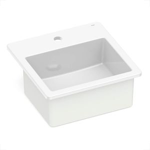 CUBA INCEPA SOBREPOR COM MESA LOFT Q8 BRANCO 42X42
