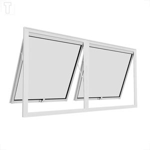 VITRO BRASIL ALUMINIO BRANCO MAXIM FACILITY SEM GRADE 60X100 VIDRO MINI BOREAL - P10919