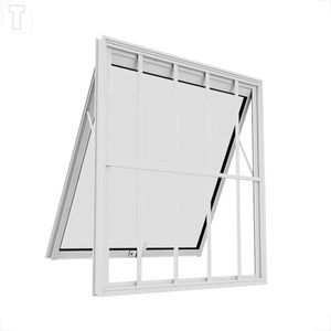 VITRO BRASIL ALUMINIO BRANCO MAXIM PREMIUM 60X80X5 COM GRADE E VIDRO MINI BOREAL - 12946