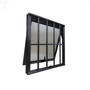 VITRO BRASIL ALUMINIO PRETO MAXIM FACILITY 60X60X4,4 C/GRADE E VIDRO MINI BOREAL -P19641