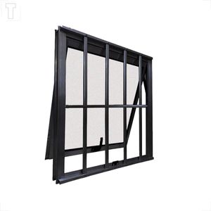 VITRO BRASIL ALUMINIO PRETO MAXIM PREMIUM 60X60X5 C/GRADE E VIDRO MINI BOREAL - 14275