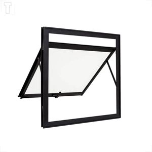 VITRO BRASIL ALUMINIO PRETO MAXIM PREMIUM 60X60X4,4 S/GRADE VIDRO INCOLOR - 14257