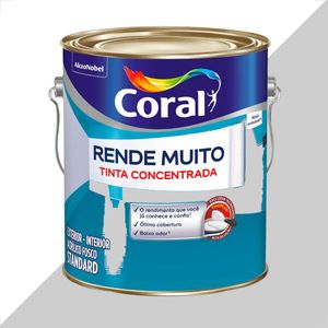 TINTA LATEX CORAL RENDE MUITO 3200ML CINZA ALPINO