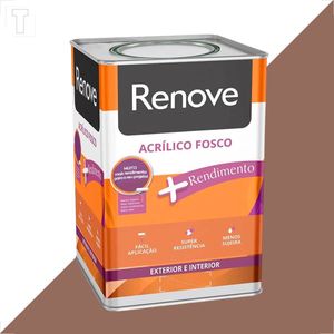 TINTA LATEX RENOVE ACRILICO FOSCO 18L COGUMELO JAPONES
