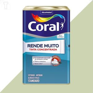 TINTA LATEX CORAL RENDE MUITO 16L CAPIM LIMAO