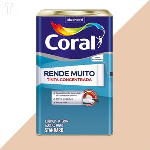 TINTA LATEX CORAL RENDE MUITO 16L AREIA