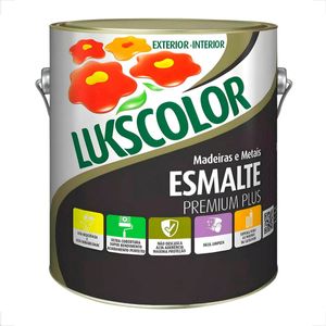 TINTA ESMALTE LUKSCOLOR FOSCO 3600ML BRANCO