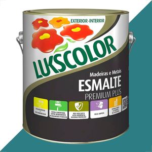 TINTA ESMALTE LUKSCOLOR ALTO BRILHO 3600ML AZUL CELESTE