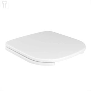 ASSENTO SANITARIO DECA VOGUE PLUS CONFORTO C/ABERTURA AP.52.17 POLIESTER BRANCO GELO FIX CROMADO