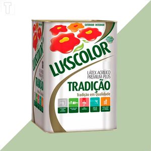 TINTA LATEX LUKSCOLOR TRADICAO ACRILICO FOSCO 18L VERDE PRIMAVERA