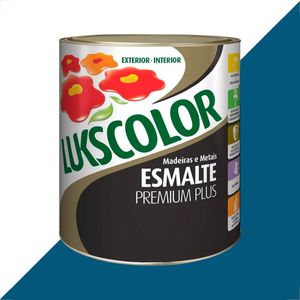 TINTA ESMALTE LUKSCOLOR ALTO BRILHO 900ML AZUL FRANCA