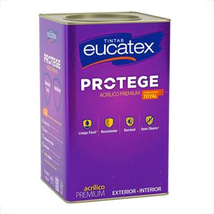 TINTA LATEX EUCATEX PROTEGE ACRILICO PREMIUM FOSCO BRANCO 18L