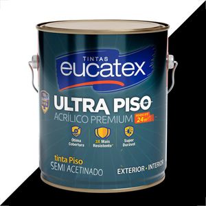 TINTA EUCATEX ULTRA PISO 3600ML PRETO ACRILICO PREMIUM