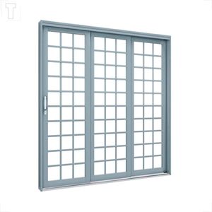 PORTA RIOBRAS DE CORRER LATERAL DIREITA QUADRADA 3 FOLHAS 213X150X14