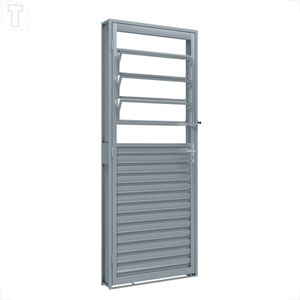 PORTA RIOBRAS DE ACO GIRO MISTA COM BASCULANTE ESQUERDA 2.15X85X12 - 1544.1