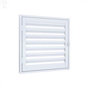 PORTA RIOBRAS ALUMINIO DE GIRO PARA ALCAPAO LAMINADA 80X60X4.5 ESQUERDA - A141.1