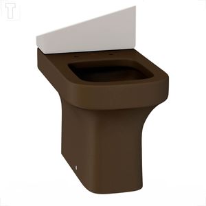 BACIA SANITARIA P/CAIXA DECA PIANO P.330.22 MARROM FOSCO