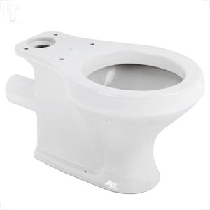 BACIA SANITARIA P/CAIXA DECA RAVENA P.900.17 C/SAIDA HORIZONTAL BRANCO GELO