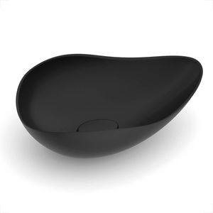 CUBA ROCA APOIO OVAL RUY OHTAKE MATTE BLACK 380X550 A327A13088