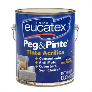 TINTA LATEX EUCATEX PEG PINTE ACRILICO BRANCO 3600ML