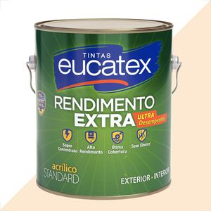 TINTA LATEX EUCATEX RENDIMENTO EXTRA PALHA 3600ML