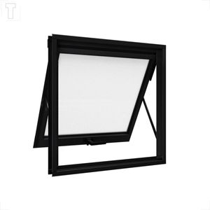 VITRO RIOBRAS ALUMINIO MAXIMO AR SEM GRADE PRETO 60X60X5.5 - PA400.0
