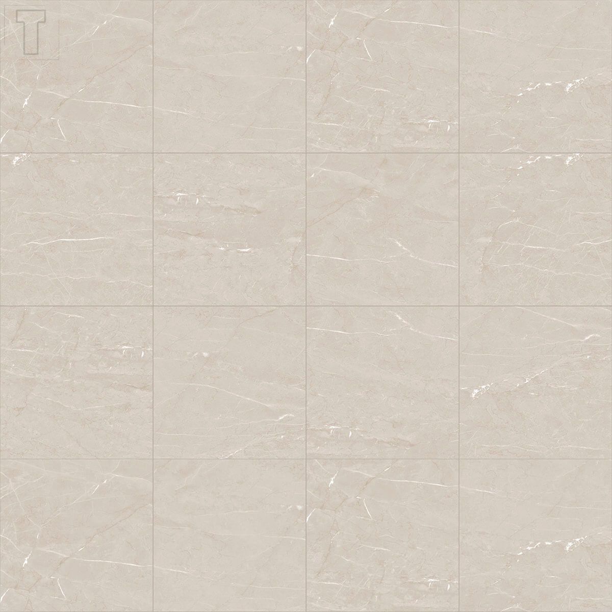 PORCELANATO DELTA 90X90 RETIFICADO POLIDO ARMANI AVENA 2999-A